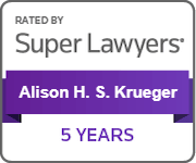 Rated by Super Lawyers | Alison H. S. Krueger | 5 Years