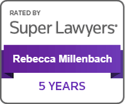 Rated by Super Lawyers | Rebecca Millenbach | 5 Years