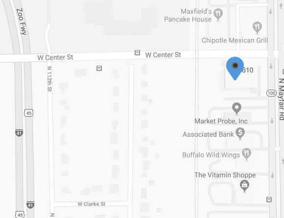 Location of Nelson, Krueger & Millenbach, LLC's Milwaukee office