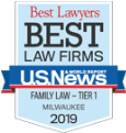 Best Lawyers | Best Law Firms 2019 | U.S. News and World Report | Family Law, Tier 1, Milwaukee